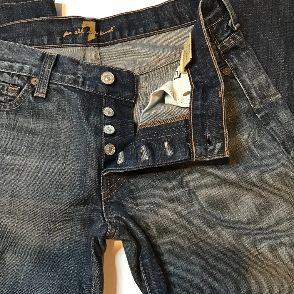 7 For All Mankind | Button Fly Jeans - Picture 4 of 6